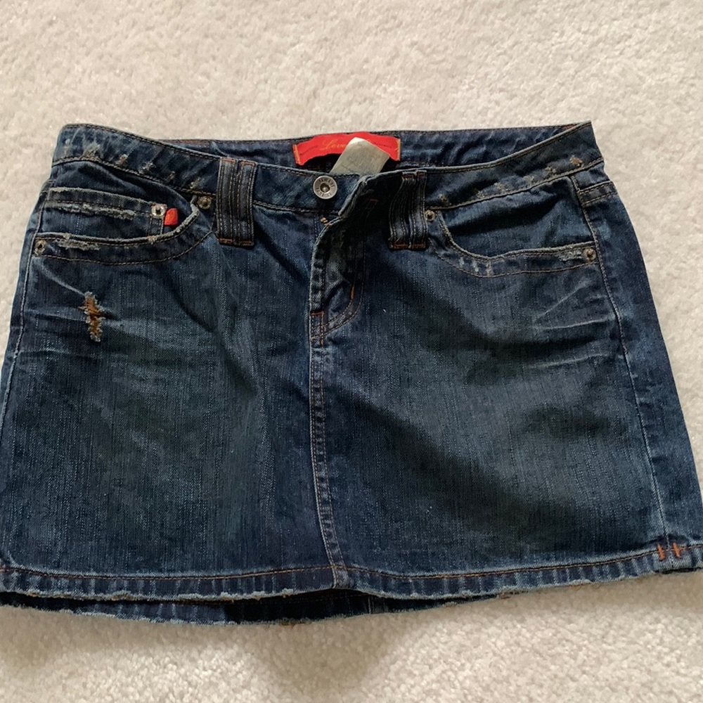 Vintage level 99 jean skirt !!🍂🍁